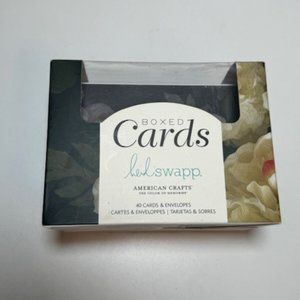 American Crafts 4.25 x 5.5 Inch 40 Piece Magnolia Jane Boxed Cards, Everyday